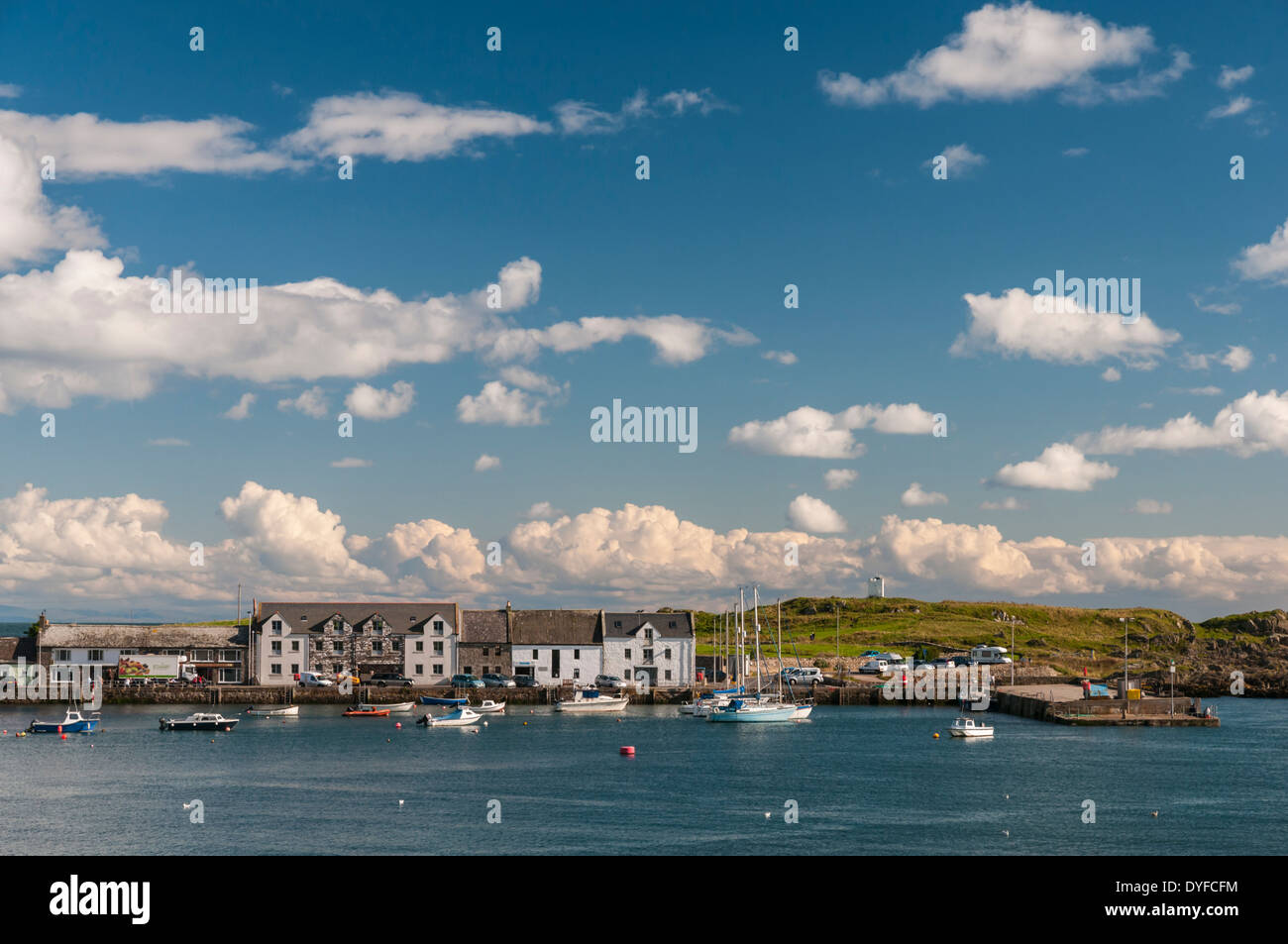 Il porto di Isola di Whithorn Scozia Scotland Foto Stock