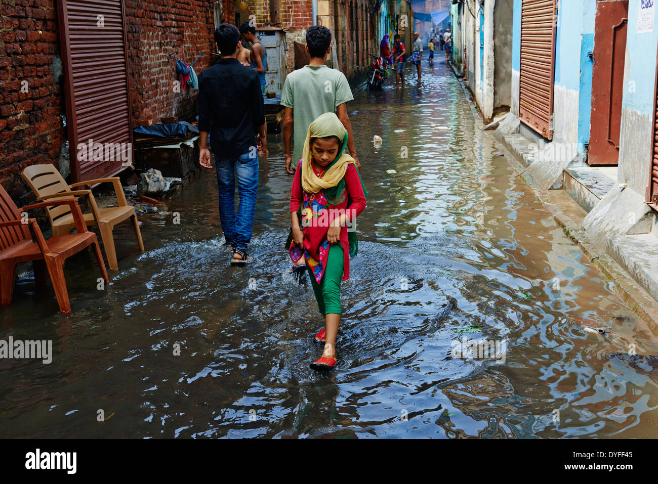 India Bengala Occidentale, Calcutta, Calcutta, Street Life Foto Stock