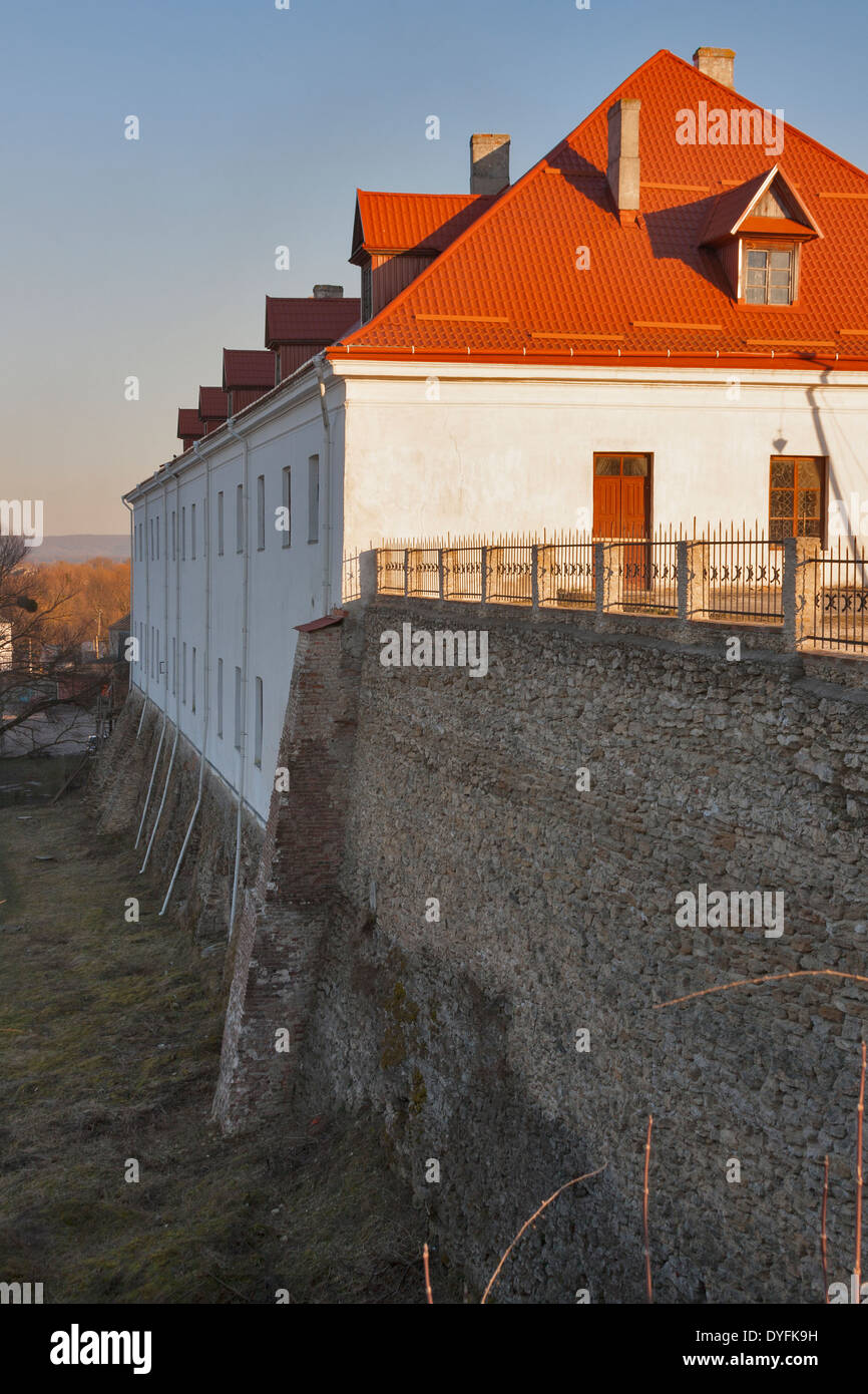 Il castello di Dubno pareti, Ucraina Occidentale Foto Stock