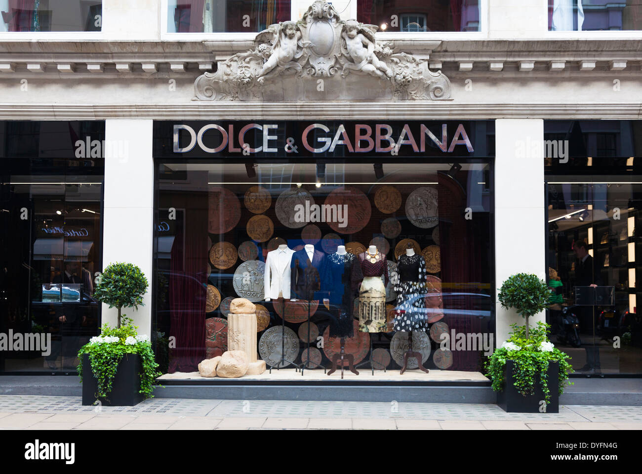 Dolce & Gabbana, Old Bond Street, Londra, Regno Unito. Foto Stock