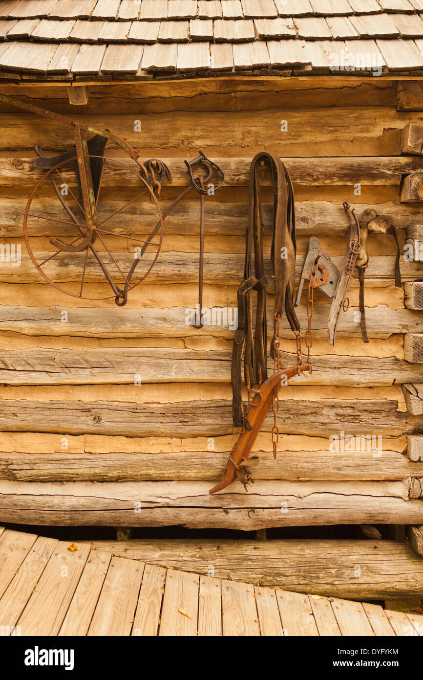 Stati Uniti d'America, Oklahoma, Tahlequah-Park Hill, Cherokee Heritage Centre, Nativi Americani Cherokee Nation Museum Foto Stock