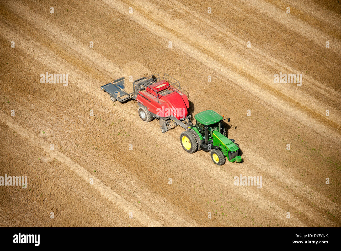 Foto aeree della riva orientale le aziende agricole Foto Stock