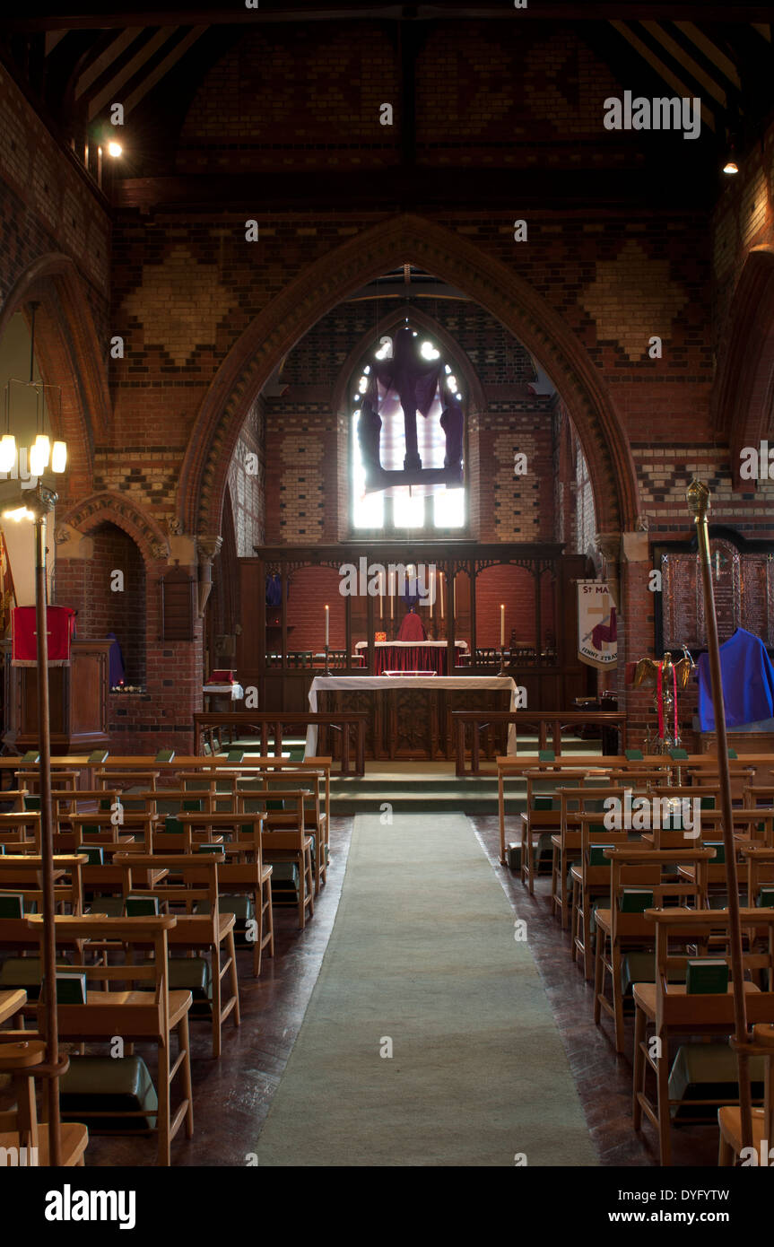 La Chiesa di San Martino, Fenny Stratford, Buckinghamshire, Inghilterra, Regno Unito Foto Stock