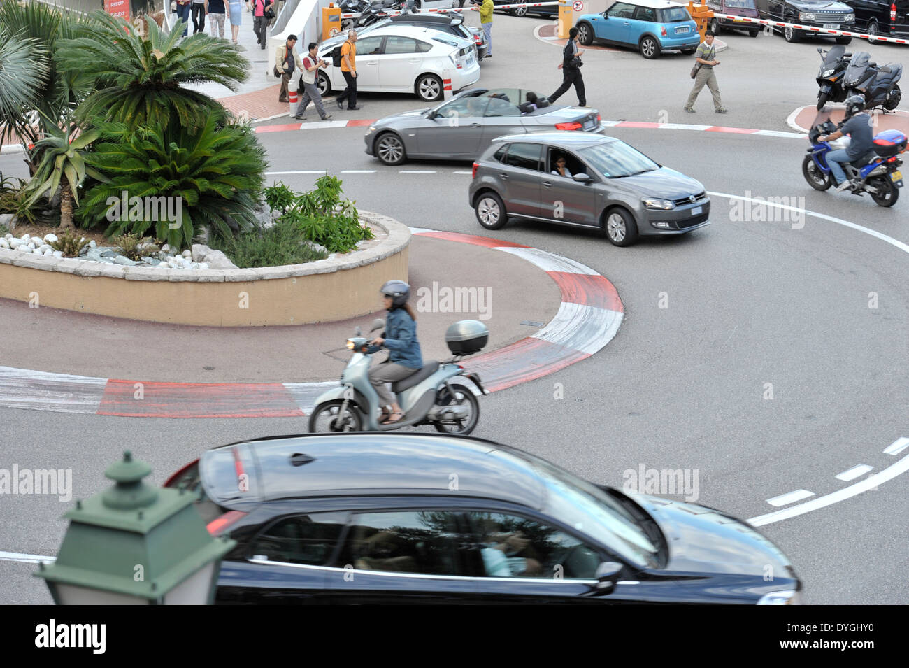 Il Fairmont tornante, Monaco. Foto Stock
