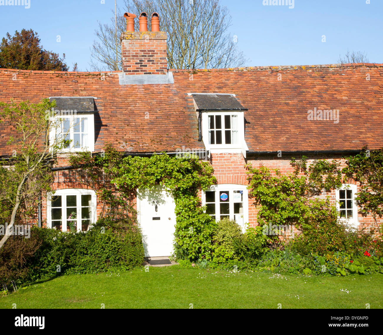 Piuttosto attraente cottage tradizionale al villaggio di Orford, Suffolk, Inghilterra Foto Stock