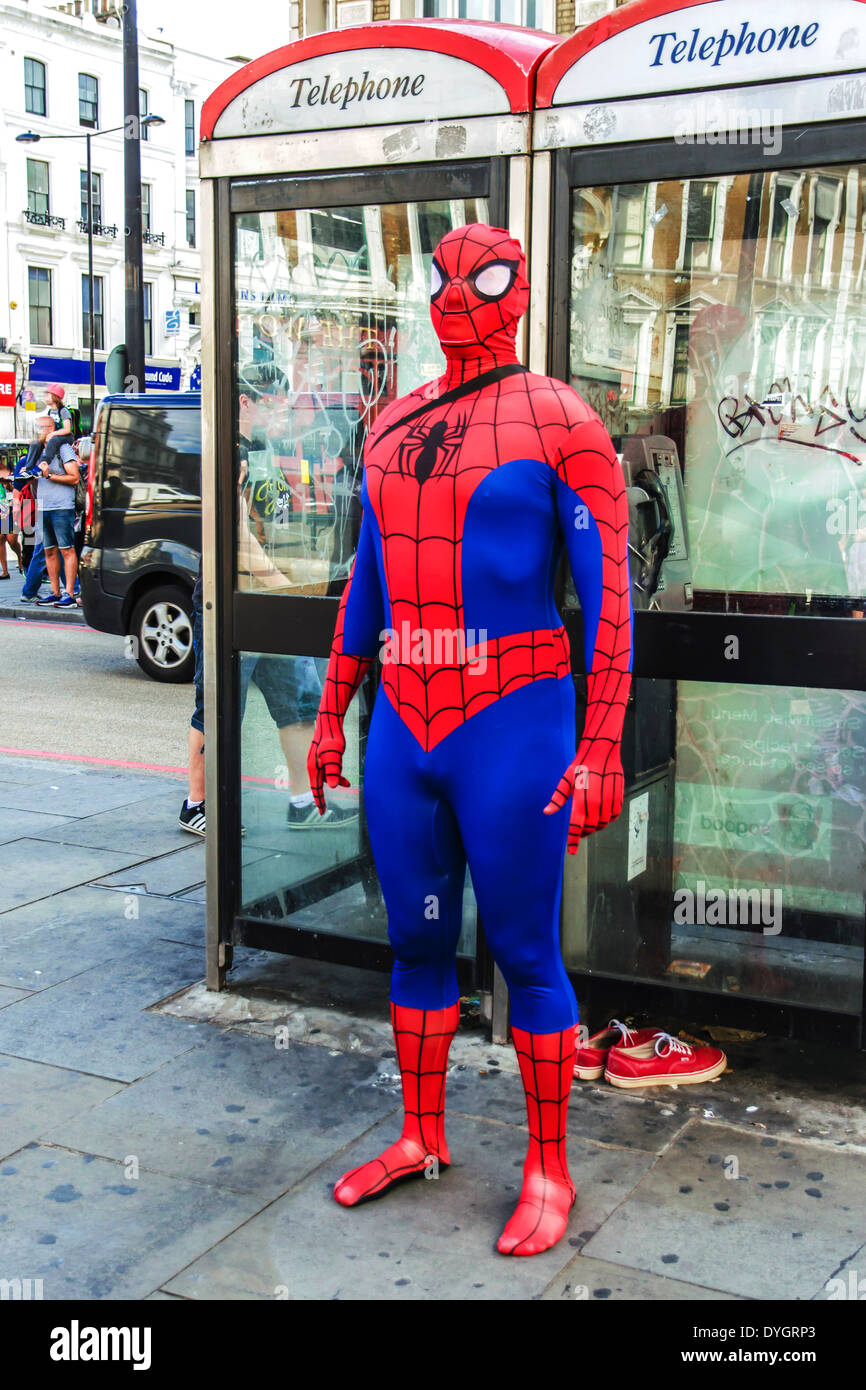 Spiderman Costume Foto Stock