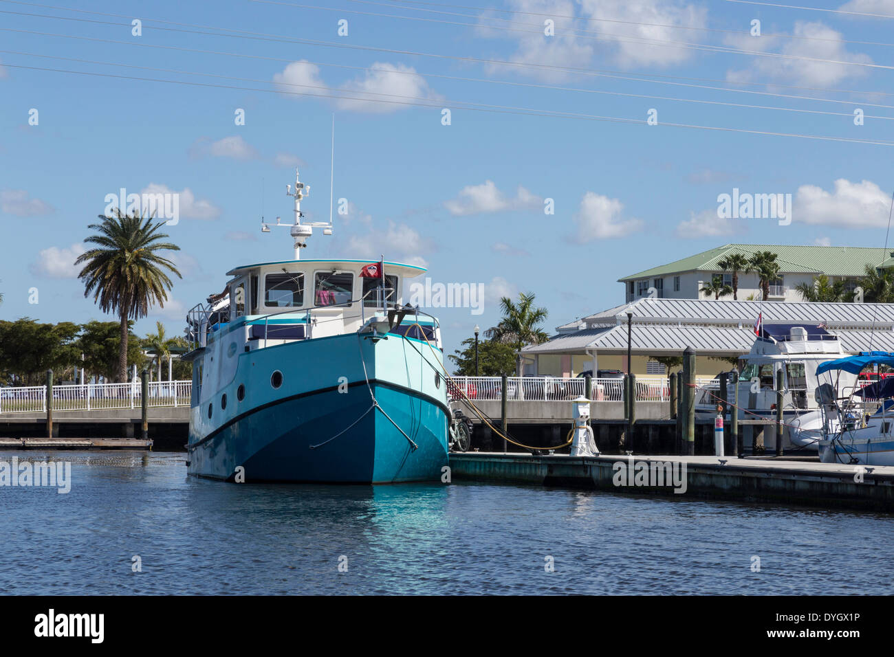 Lungomare in Punta Gorda, Florida, Stati Uniti d'America Foto Stock