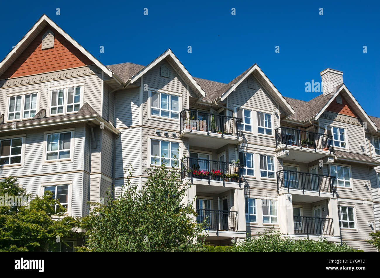 Moderno appartamento immobili in Richmond, British Columbia, Canada. Foto Stock