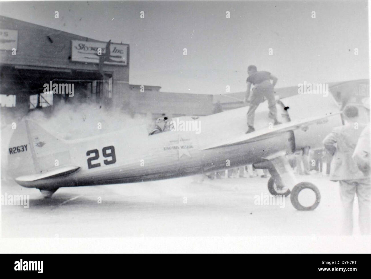 Il Laird-Turner 14 (LTR-14), noto come "Pesco Special", era un pilota aereo di spicco. Dotato di un motore Pratt & Whitney R-1830 Twin Wasp, l'LTR-14 divenne un simbolo delle corse aeree alla fine degli anni '1930, pilotato da Roscoe Turner. Foto Stock