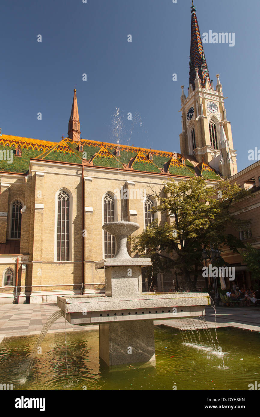 Cattedrale Cattolica, Piazza della Libertà, Novi Sad, Serbia, Europa Foto Stock