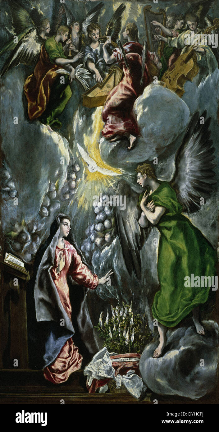 El Greco Annunciazione Foto Stock