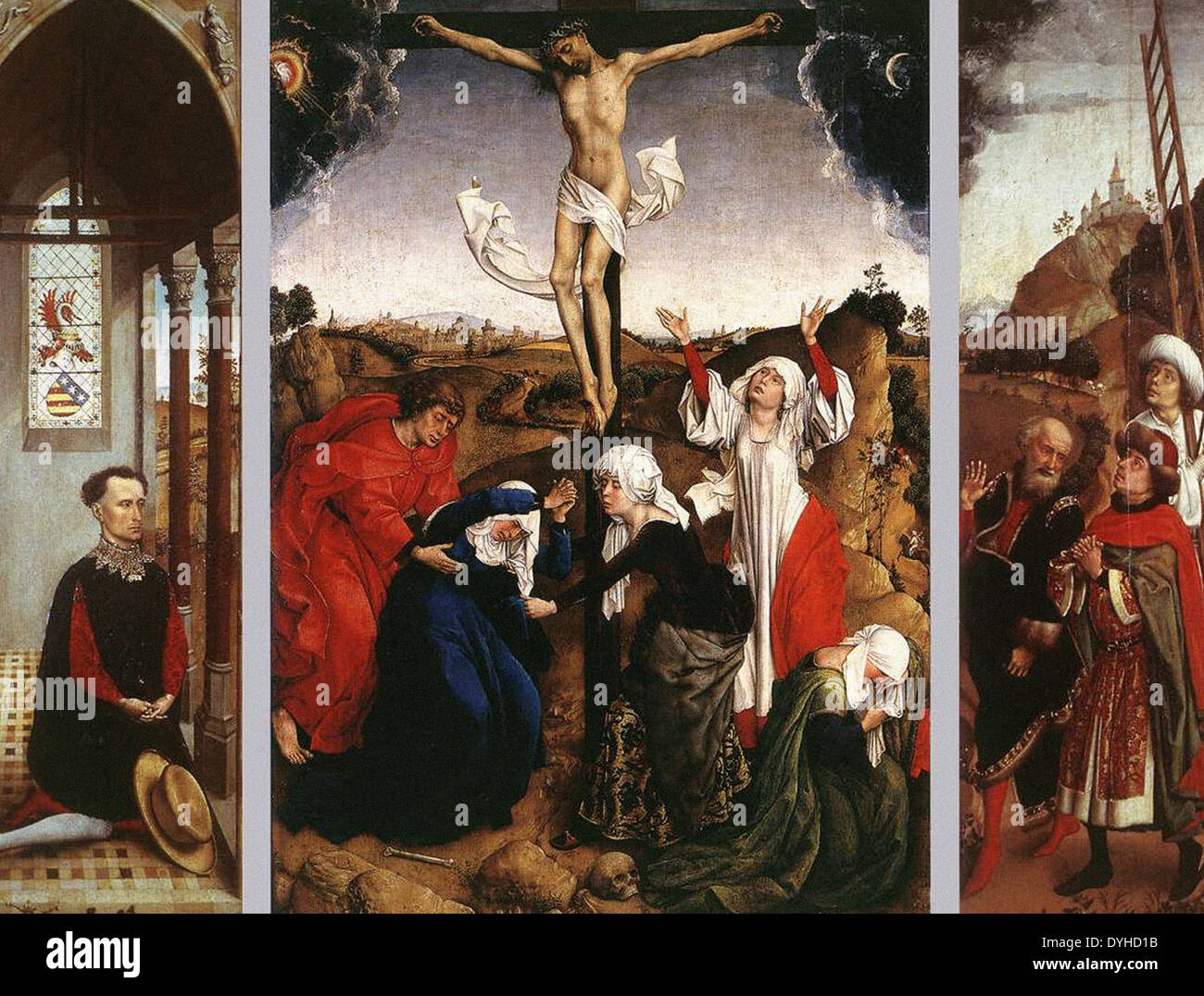 Rogier van der Weyden Abegg Trittico Foto Stock
