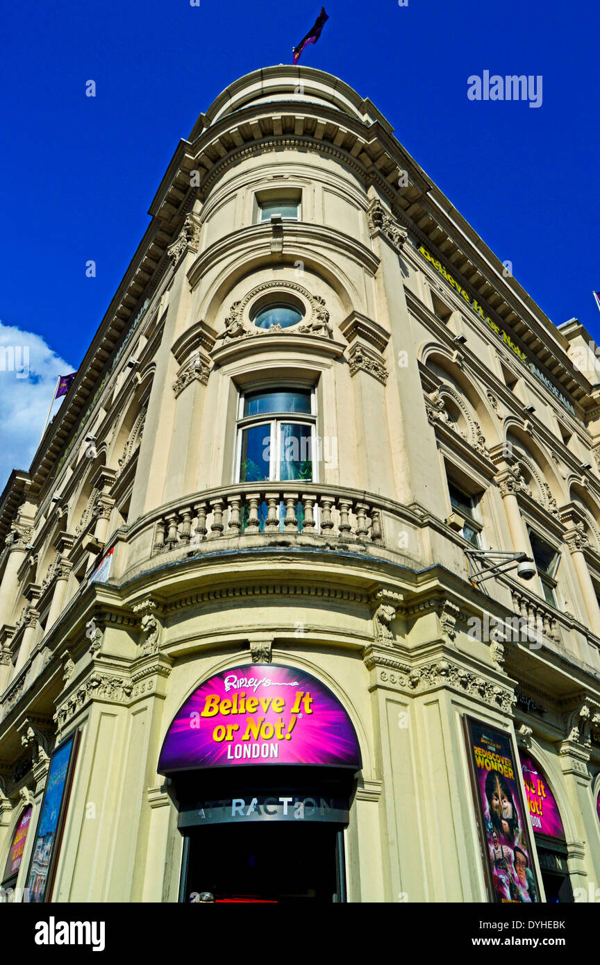 Ripley's Museum, London Pavilion, Piccadilly Circus e il West End di Londra, Inghilterra, Regno Unito Foto Stock