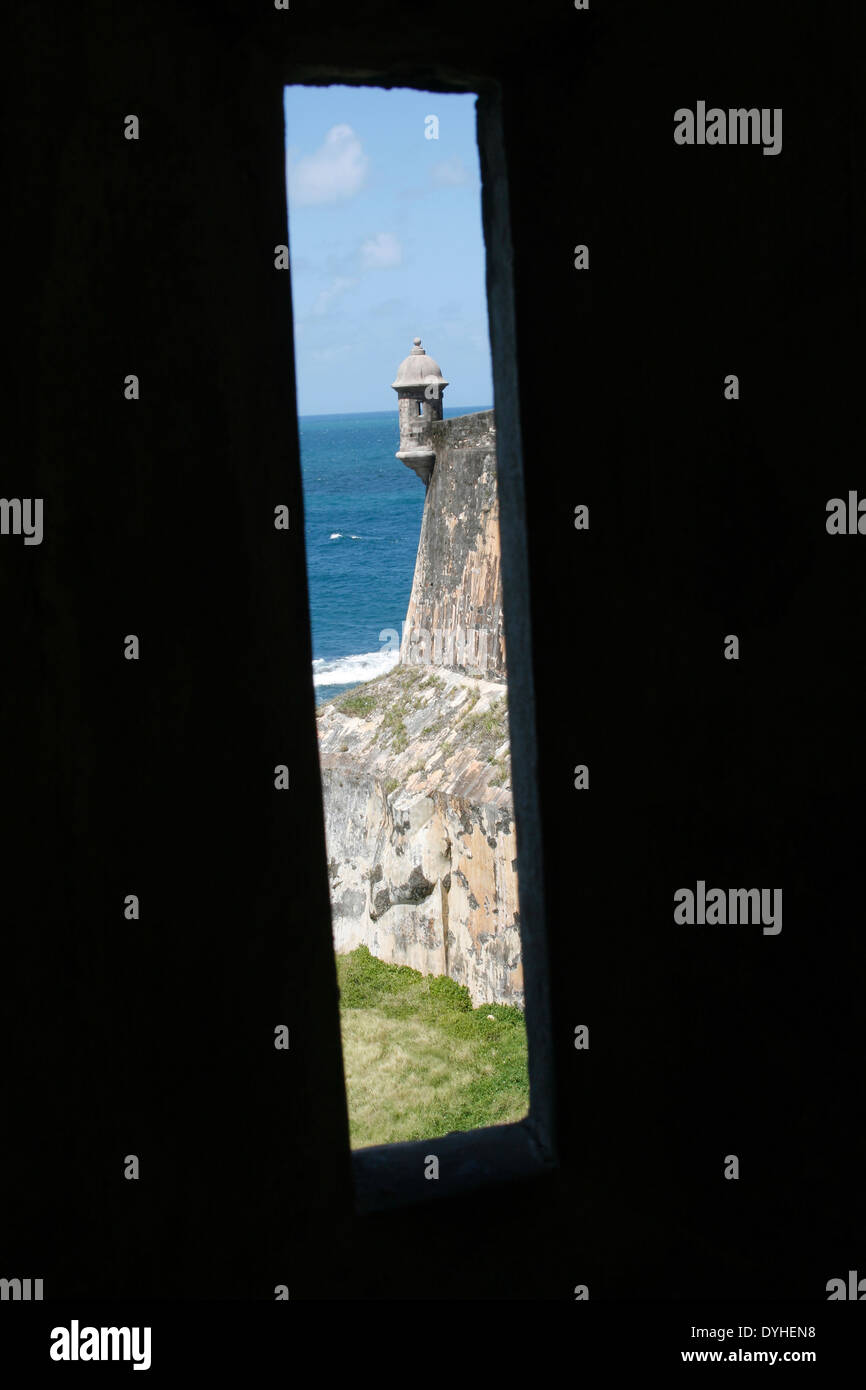 San Juan Portorico Territorio USA Morro Fortezza Vecchia San Juan Foto Stock