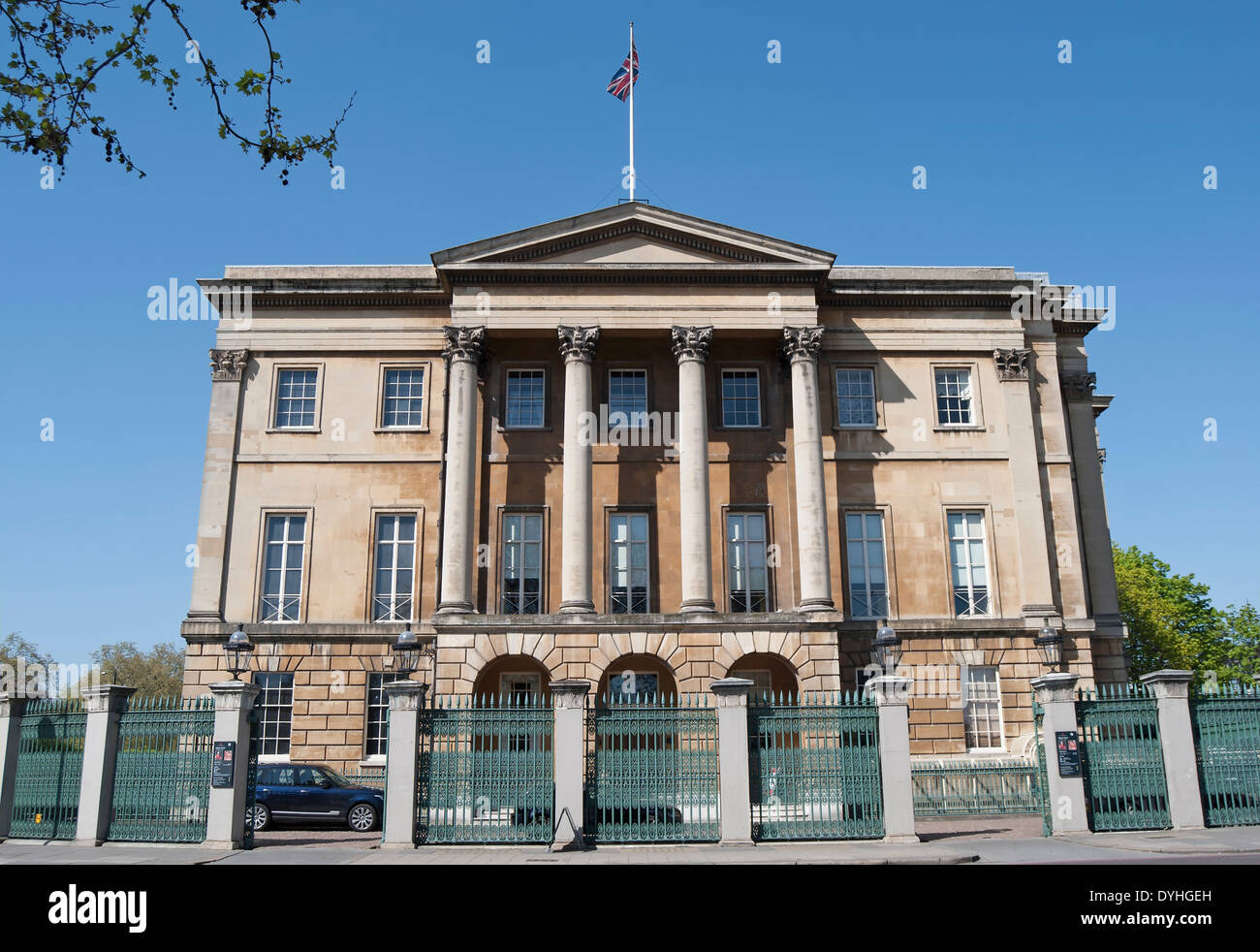 Apsley House, casa del duca di Wellington e ora un museo, Hyde Park Corner, Londra, Inghilterra Foto Stock