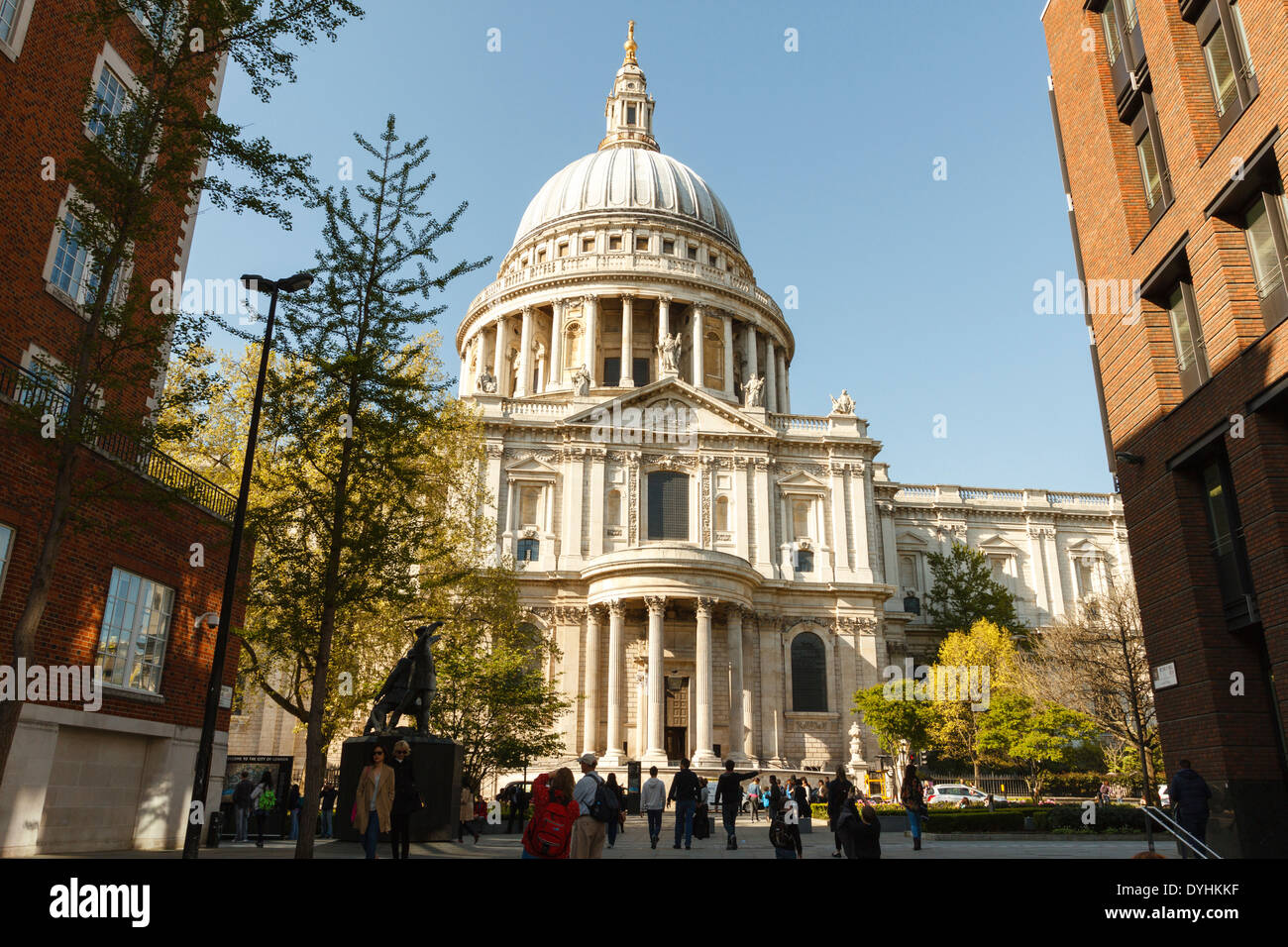 La Cattedrale di St Paul, Londra, Inghilterra, Regno Unito Foto Stock