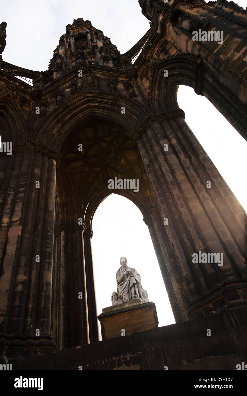 Sir Walter Scott Monument, Edimburgo, Scozia Foto Stock