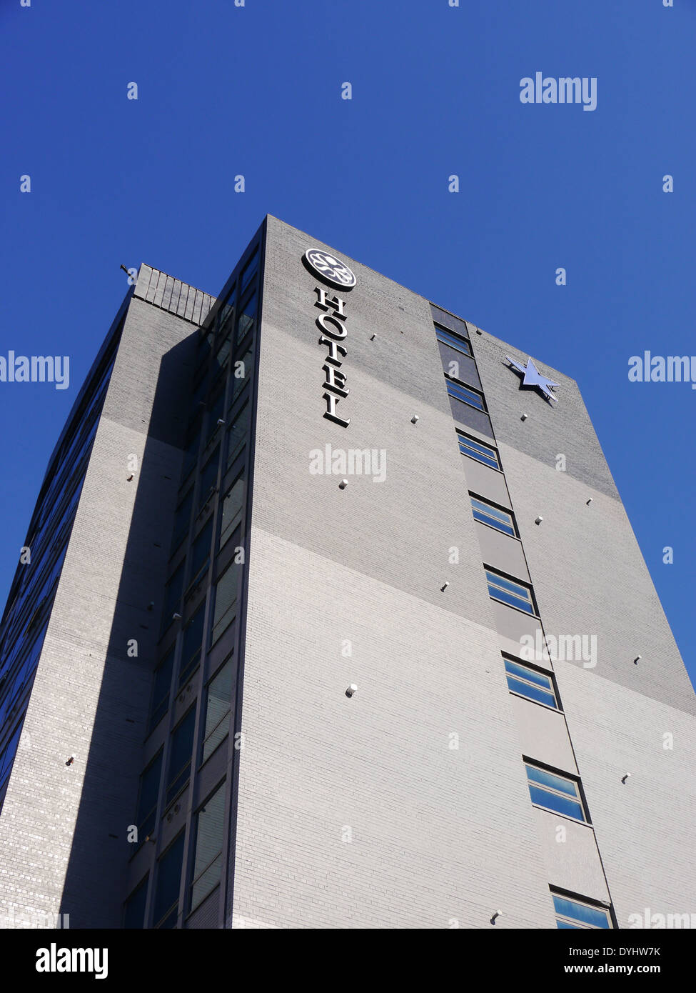 Architettura / le caratteristiche architetturali di Sandman Signature Hotel, Gallowgate, Newcastle upon Tyne, England, Regno Unito Foto Stock