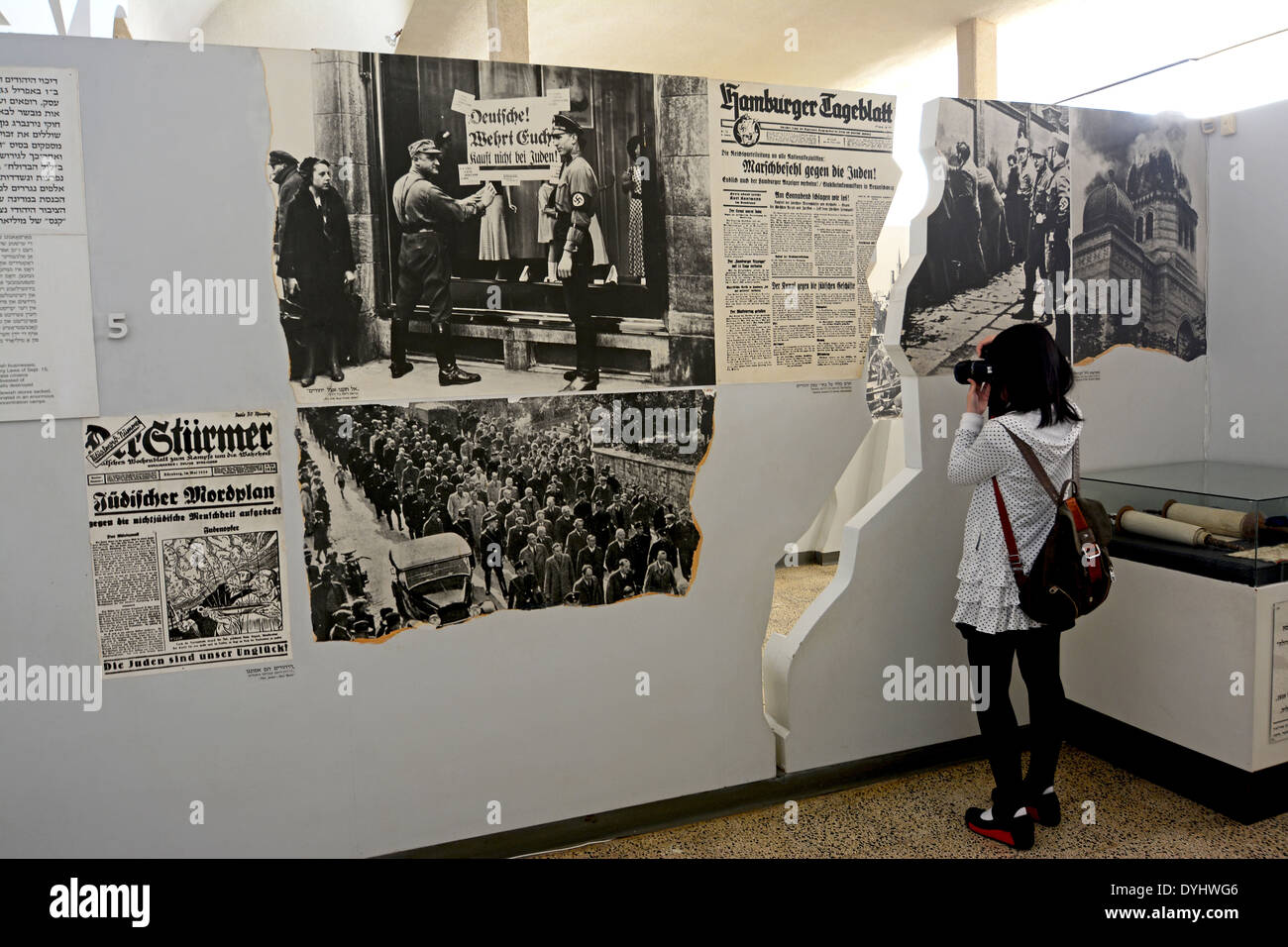Il Ghetto Fighters' casa in Kibbutz Lohamei Hagetaot, Israele Foto Stock