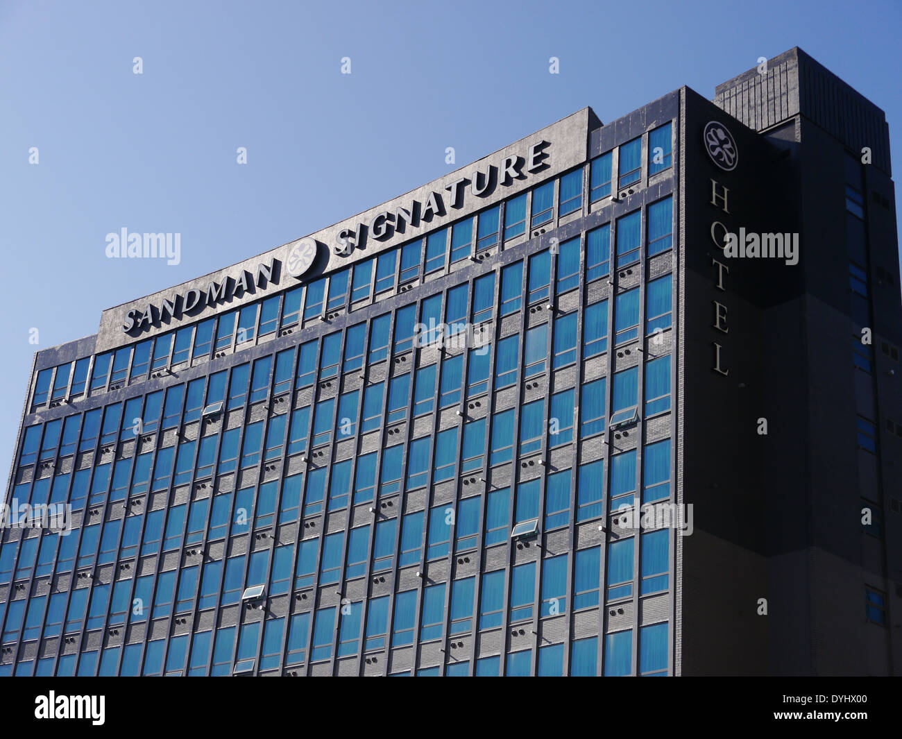 Architettura / le caratteristiche architetturali di Sandman Signature Hotel, Gallowgate, Newcastle upon Tyne, England, Regno Unito Foto Stock