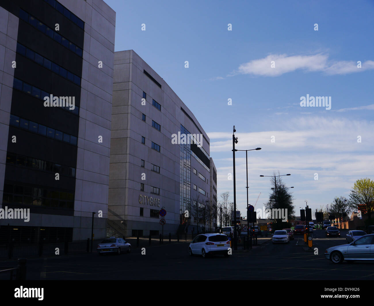Architettura / le caratteristiche architetturali di Citygate edificio per uffici, ST. James' Blvd., Newcastle upon Tyne, England, Regno Unito Foto Stock