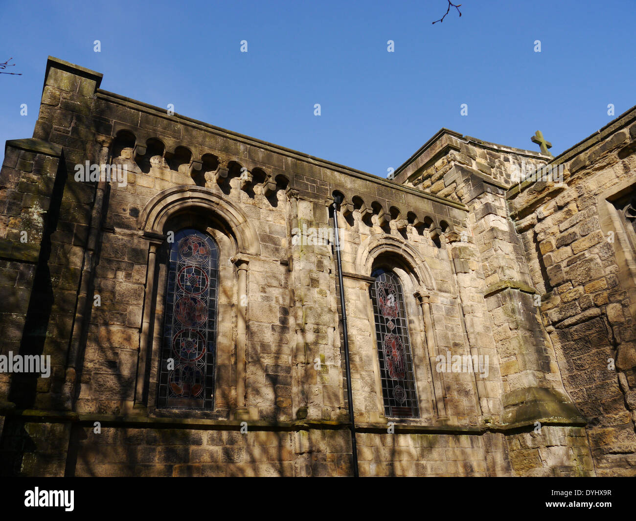 Chiesa Parrocchiale di San Andrea, St. Andrew's Street (accidenti a uncino), Newcastle upon Tyne, England, Regno Unito Foto Stock