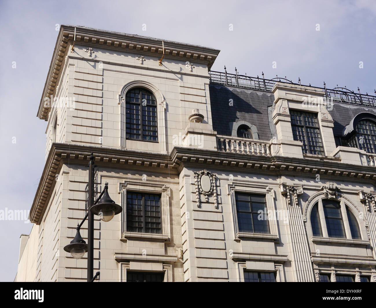 Architettura: costruito le caratteristiche architettoniche di Fenwick shop edificio, Northumberland Street, Newcastle upon Tyne, England, Regno Unito Foto Stock