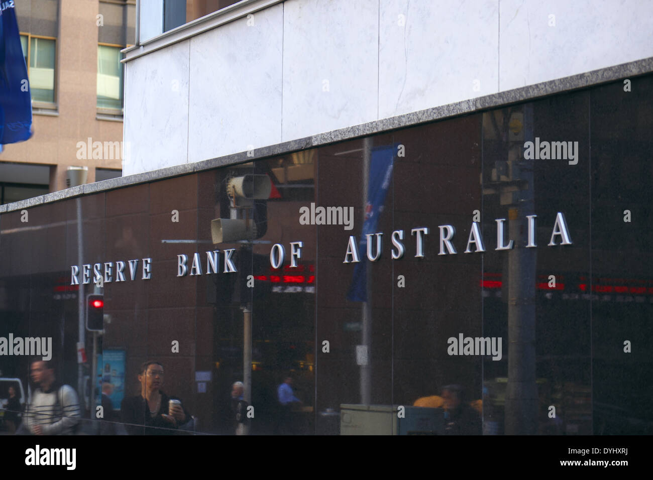Sede centrale della Reserve Bank of Australia a martin Place, Sydney, NSW, Australia Foto Stock