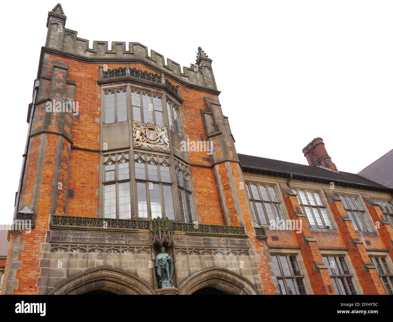 Vista del centro storico di Newcastle University edifici, Newcastle upon Tyne, England, Regno Unito Foto Stock