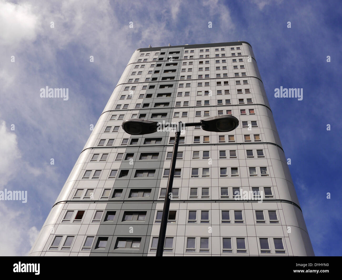 Bewick corte - un blocco di alto edificio di appartamenti / appartamenti nel centro di Newcastle upon Tyne, England, Regno Unito Foto Stock