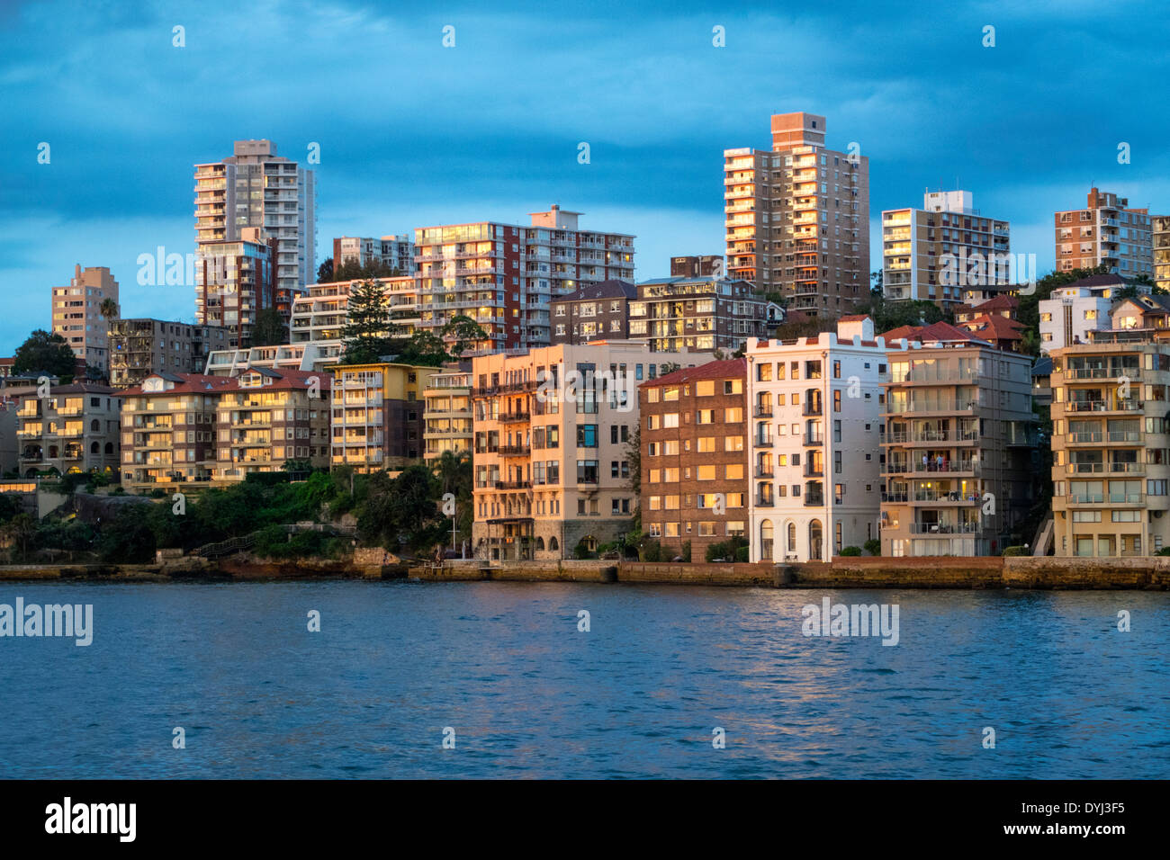 Sydney Australia,Sydney Harbour,porto,Parramatta River,acqua,Kirribilli,Neighborhood,Lower North Shore,AU140307129 Foto Stock