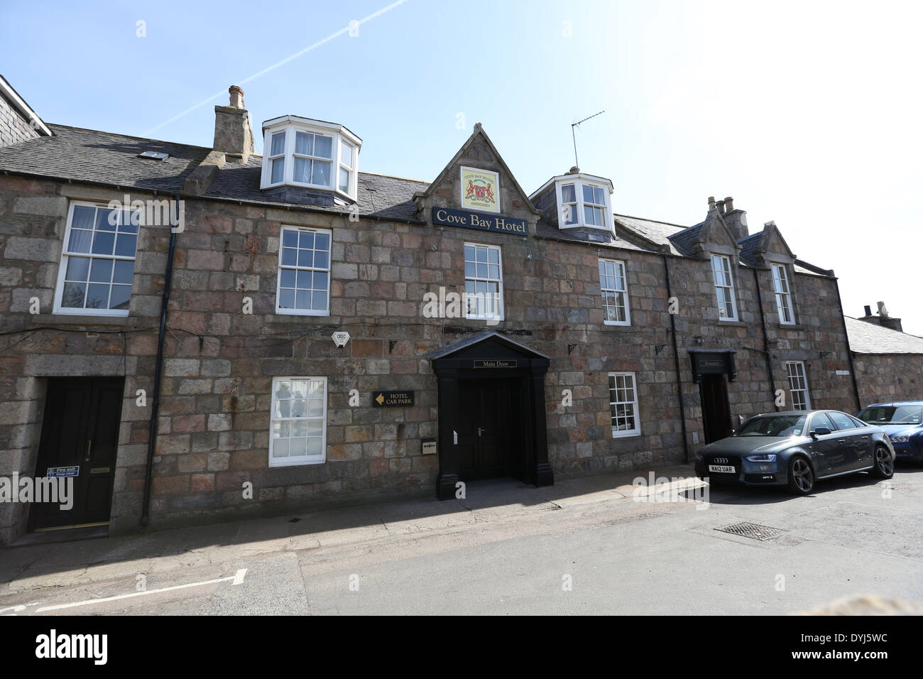 Il Cove Bay Hotel nel villaggio di Cove, città di Aberdeen, Scozia, Regno Unito Foto Stock