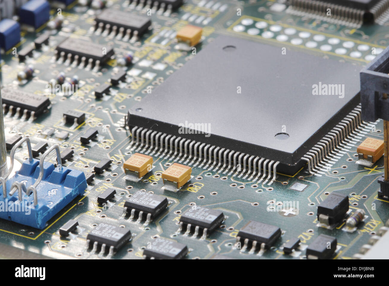 Il circuito elettrico di bordo Foto Stock