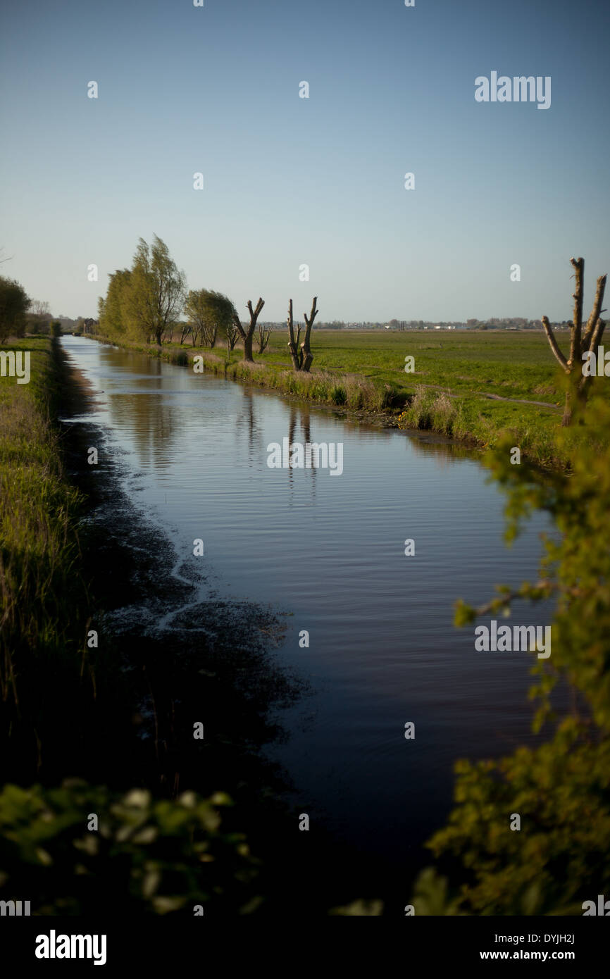 Fiume, Normandie, Francia. Foto Stock