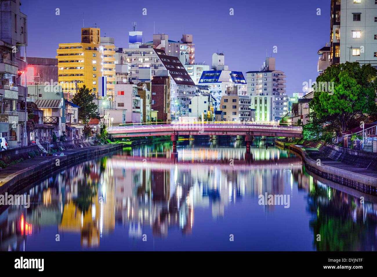 Wakayama City, prefettura di Wakayama, Giappone. Foto Stock
