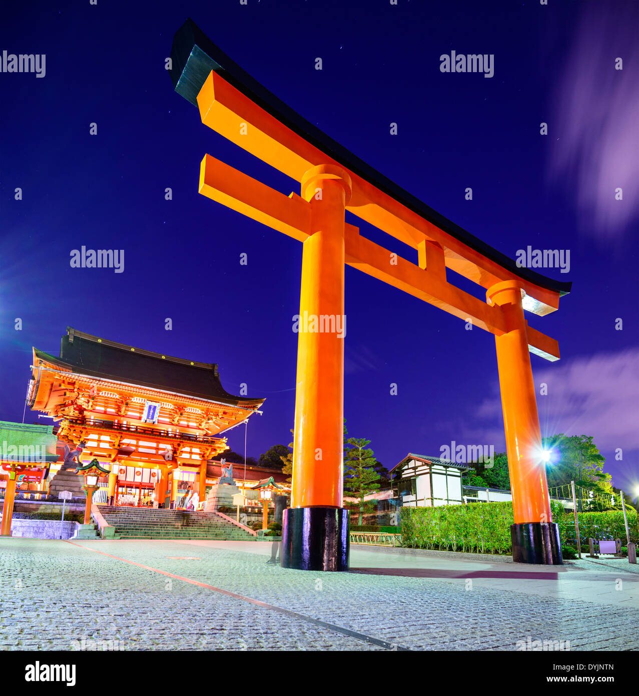 Fushimi Inari Taisha a Kyoto, in Giappone. Foto Stock