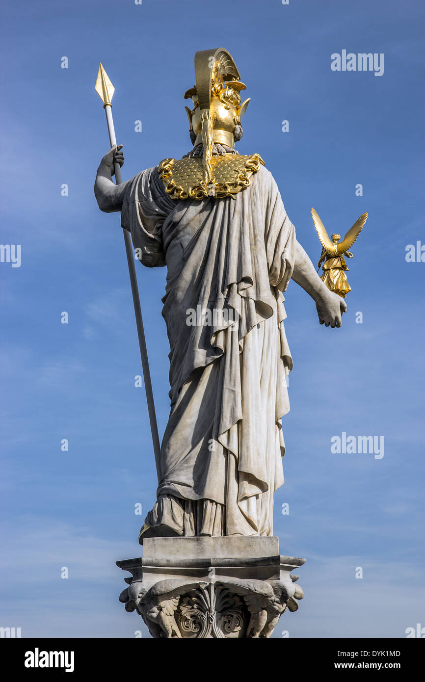 Statua di Pallade Atena Foto Stock