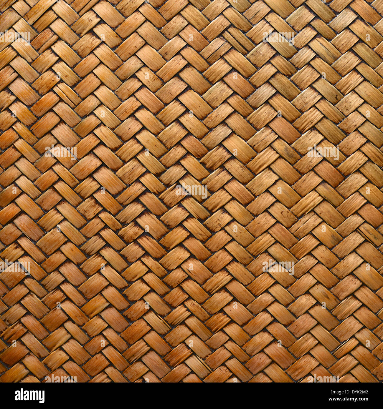Vimini cesto tessuto Texture Foto Stock
