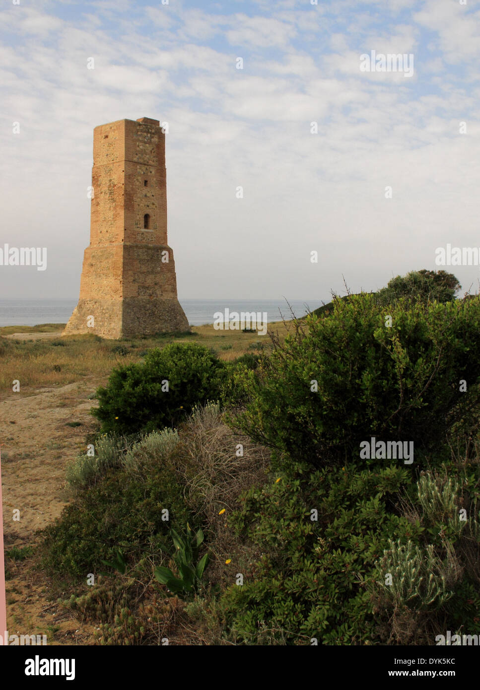 Torre De Los Ladrones presso Cobopino beach Foto Stock