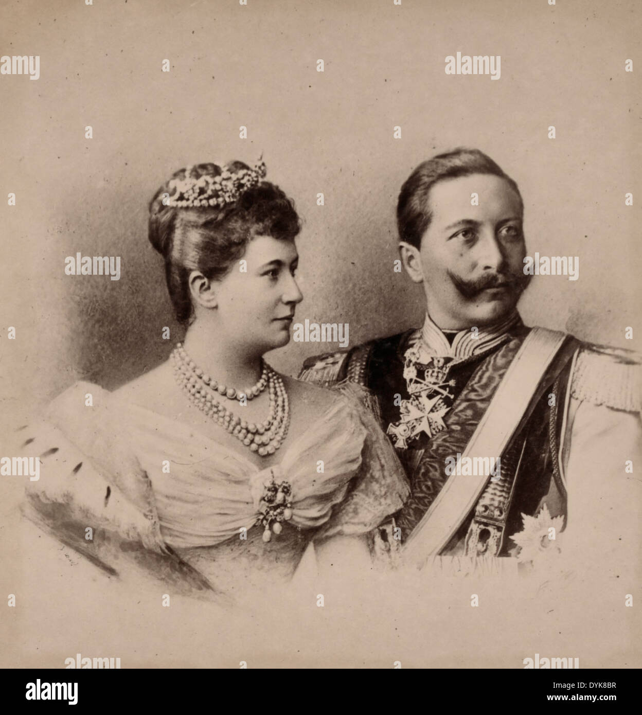 Il Kaiser e il Kaiserin, 1898 Foto Stock