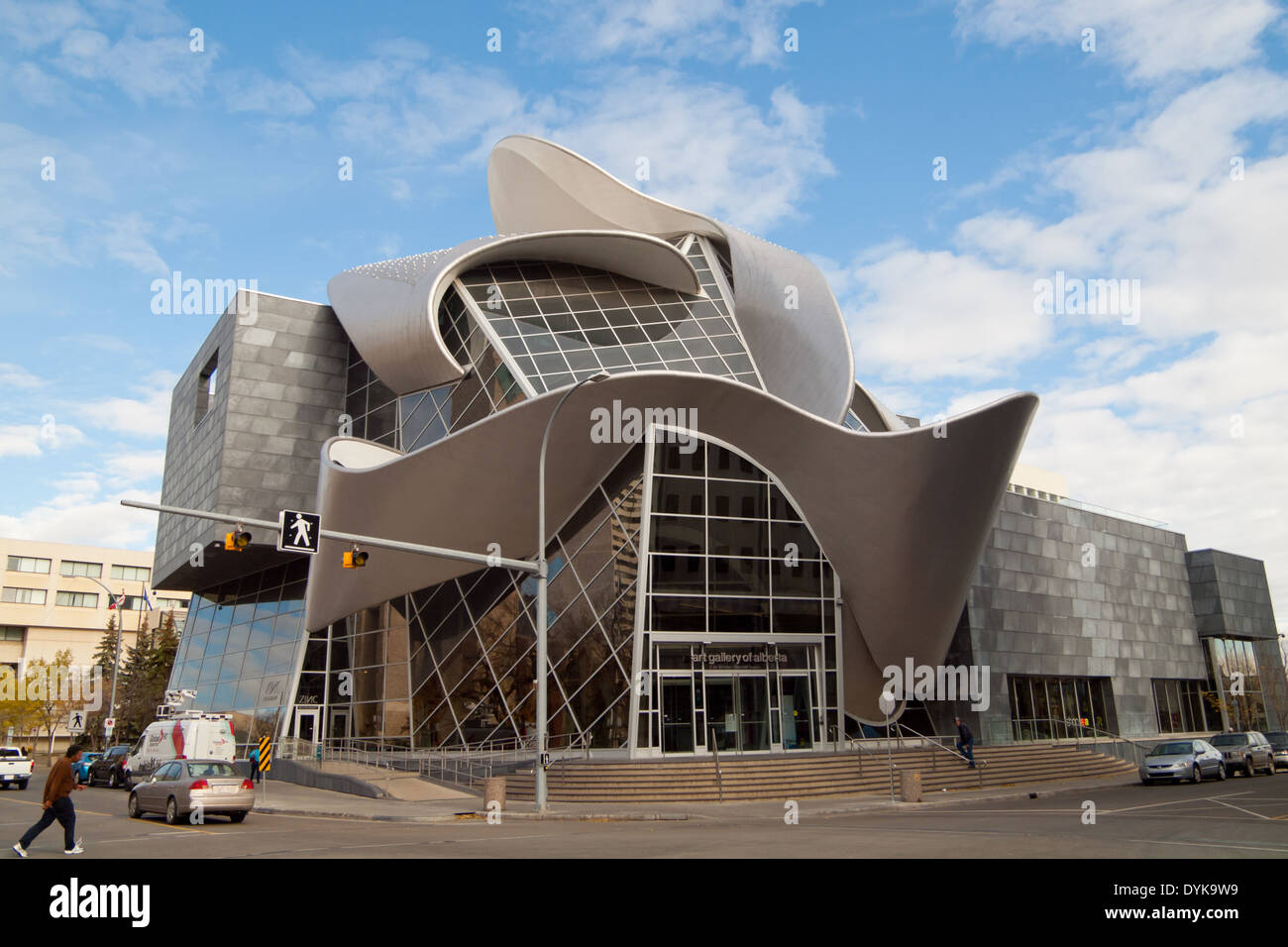 Una vista della Galleria d'Arte di Alberta (AGA) in Edmonton, Alberta, Canada. Foto Stock
