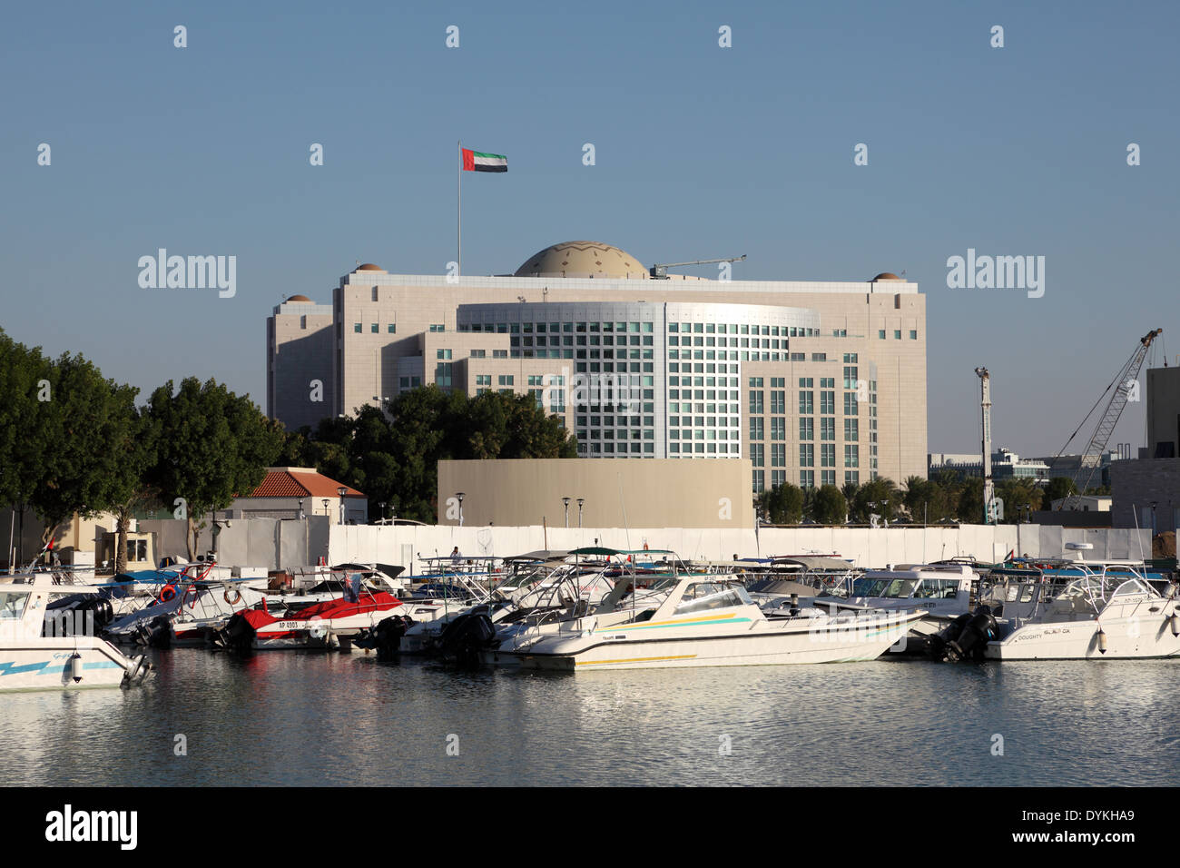 Ministero degli Affari Esteri edificio in Abu Dhabi, Emirati Arabi Uniti Foto Stock