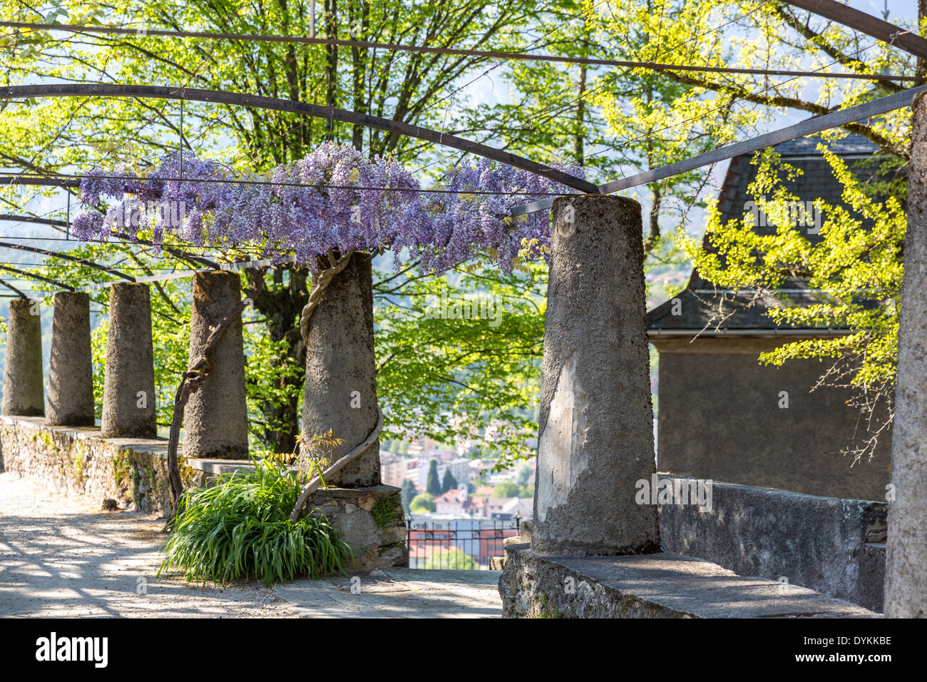 Conflans, Albertville Francia. Un borgo medievale. Foto Stock