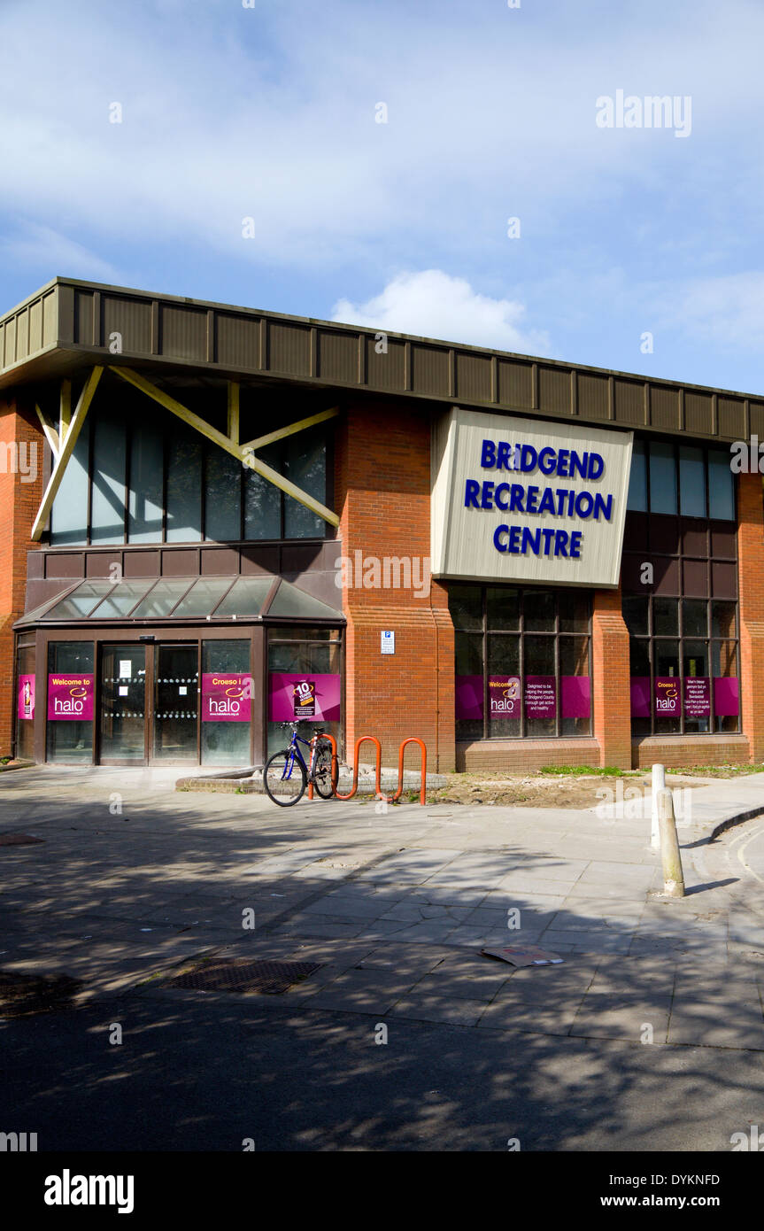 Bridgend Recreation Centre, Bridgend Galles del Sud, Regno Unito. Foto Stock