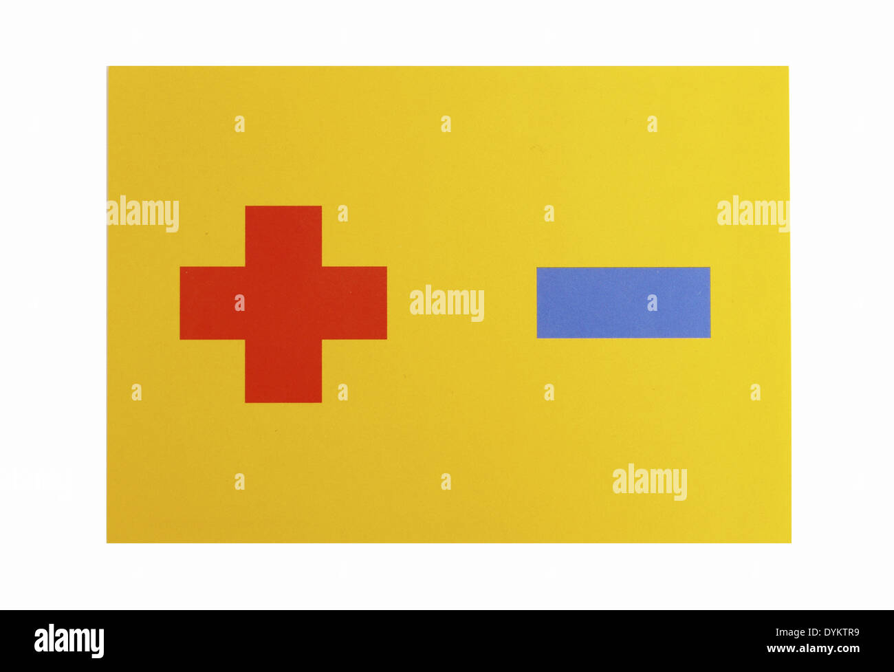 Plus- und Minuszeichen, segno di più e meno, Plus- und Minuszeichen | segno di più e meno Foto Stock