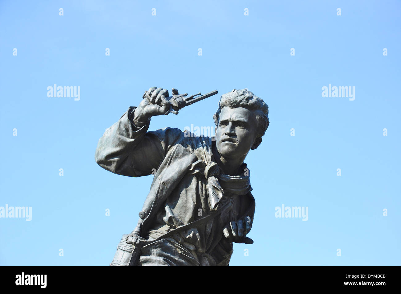 Enrico e Giovanni Cairoli monumento di Ercole Rosa nei pressi dei giardini di Villa Borghese, Roma, Italia Foto Stock