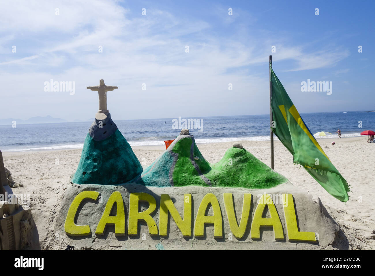 Rio de Janeiro Copacabana, Carnaval, Brasile Foto Stock