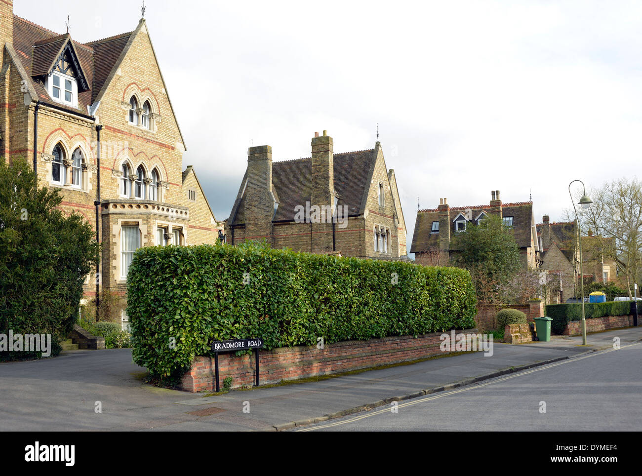 Case in North Oxford Foto Stock