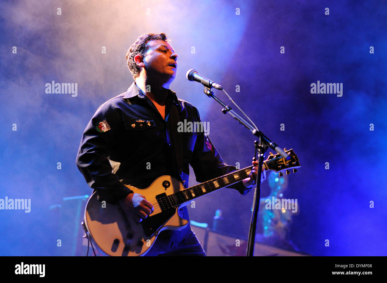 Barcellona, Spagna - sett 29: manic street predicatori band suona al Palau Sant Jordi il 29 settembre 2012 a Barcellona, Spagna. Foto Stock