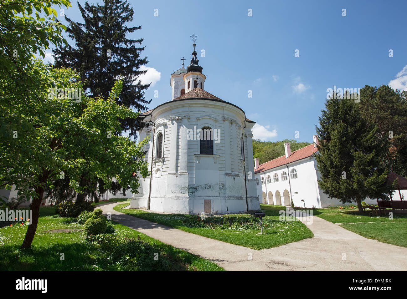 Vrdnik, Ravanica monastero. Serbo-ortodosso monastero (1566) in Vrdnik , Serbia Foto Stock